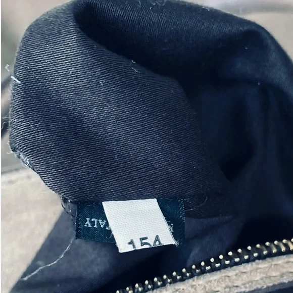 Miu Miu Gray Suede Leather Women’s Crossbody Satchel 2 Way Bag Fridge Vitello - Picture 17 of 17